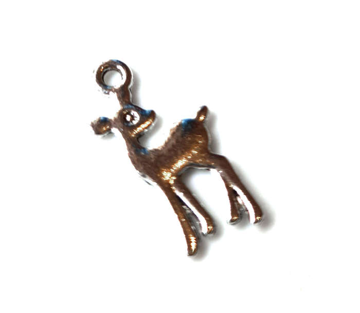 2x Deer charm, 21mm
