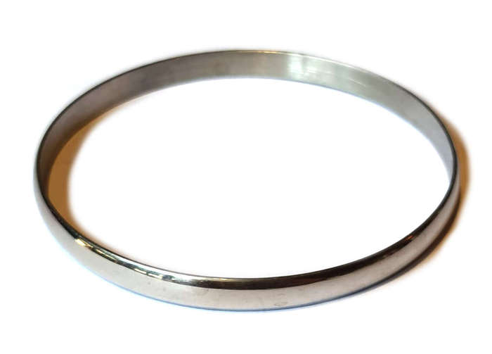Stainless Steel bangle, 6mm, 68mm