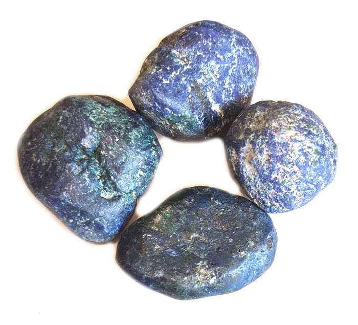 Azurite freeform tumble, DRC, 20-60mm