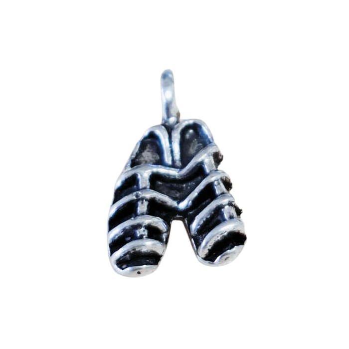 10 x Armour of God charm, sandals, nickel free, 14mm