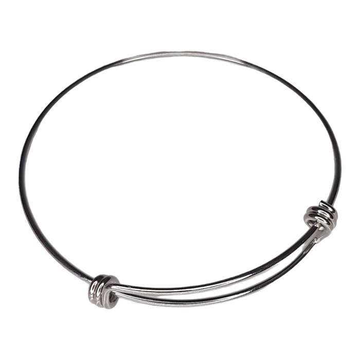 Stainless steel bangle DIY, adjustable