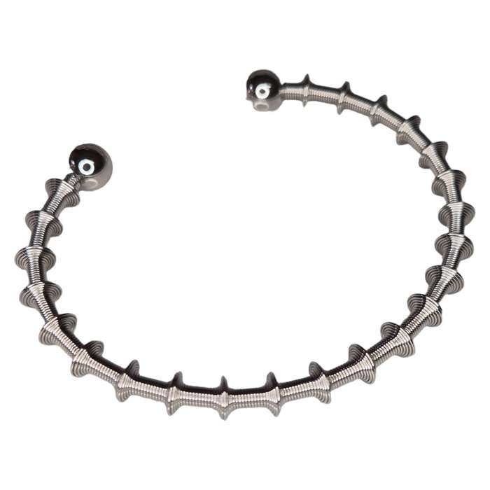 Stainless steel spring bangle