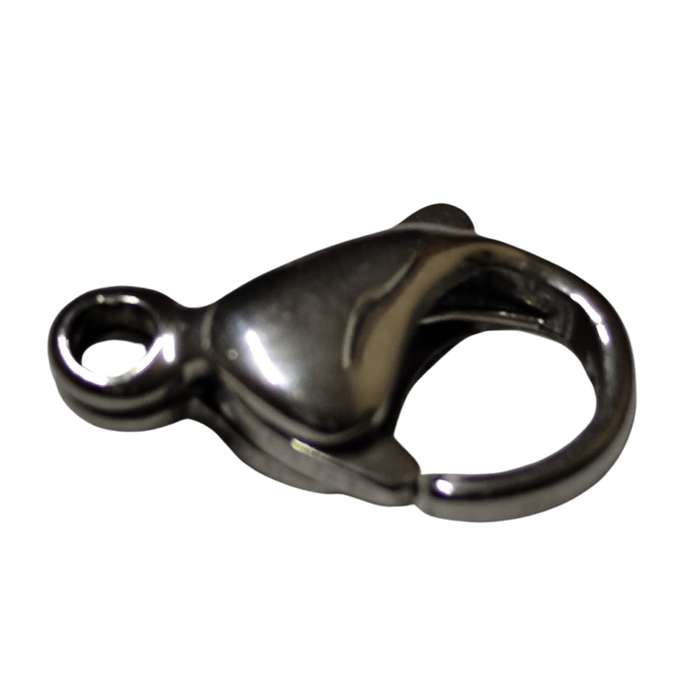 4 x Stainless steel lobster clasp 13mm