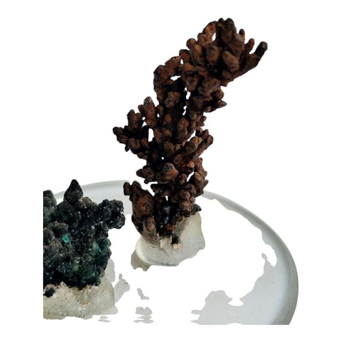 2 Copper miniature specimens