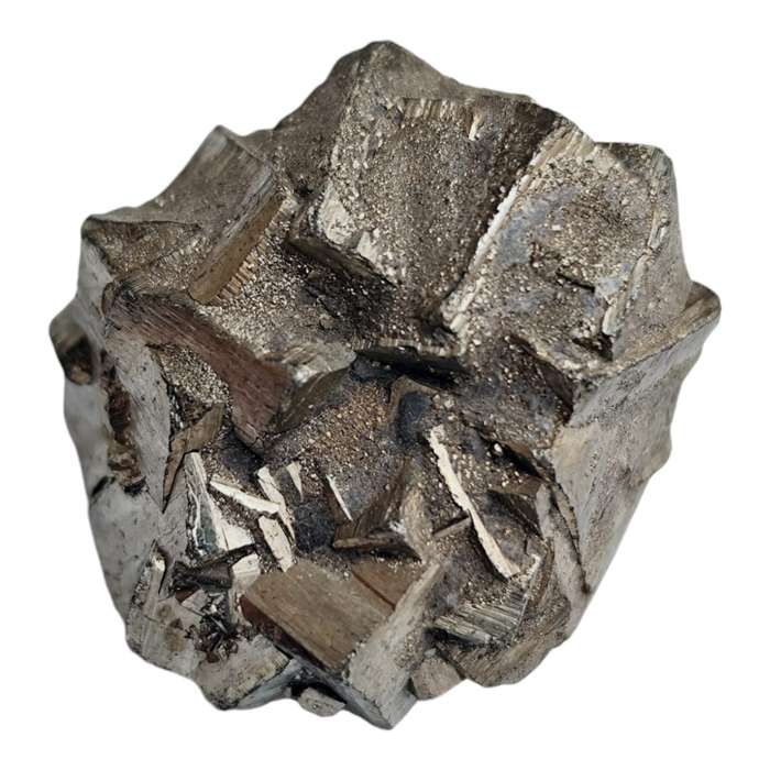 Pyrite twinned cube 31mm