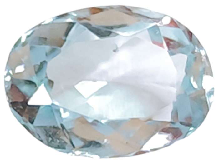 Aquamarine, oval cut, 2.56ct, 10 x 7mm