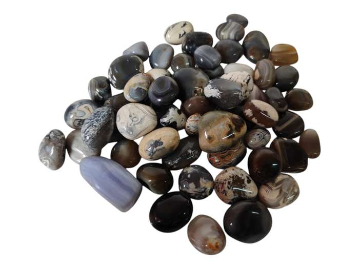 Assorted Agate Tumble, 1.9- 4.3cm