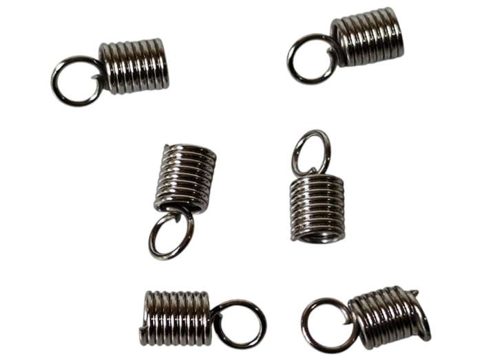 6 pcs spring crimp with 3mm inside diameter