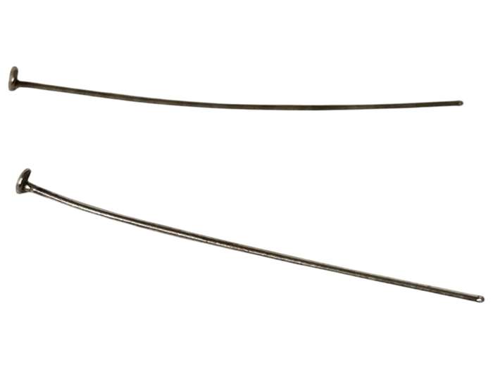 Head pin in 925 sterling silver, 25mm