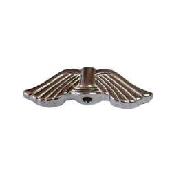 Stainless steel Angel wing bead spacer, 20mm x 5mm, Hole diameter 1.5mm