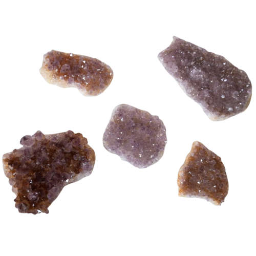 Boekenhouthoek Amethyst Cluster plate (Mpumalanga), 5-9.5cm in length