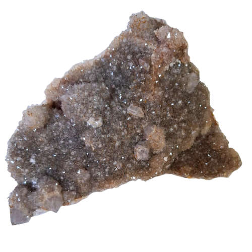 Druzy Smoky Amethyst cluster, Boekenhouthoek, 24.5 x 15 x 8.5cm