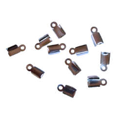 11 x string crimps, 4 x 9mm, Stainless steel