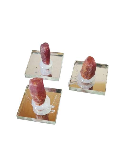 Assorted Ruby specimen, Chimwadzulu Hill in Malawi, 1-1.8cm tall