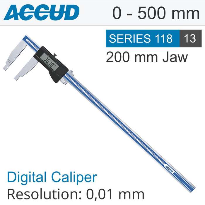 ACCUD DIG. CALIPER 500MM- AC118-020-13