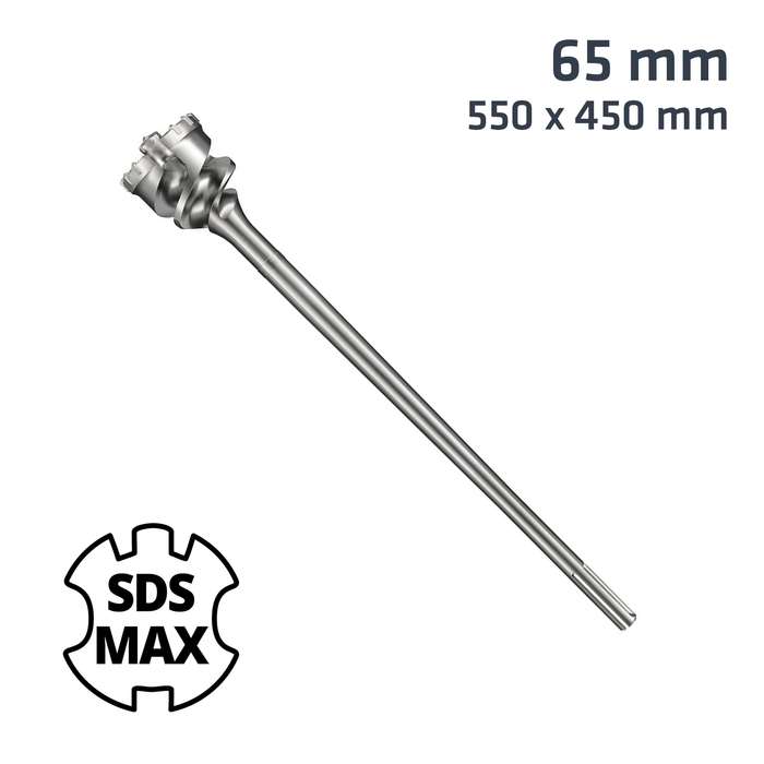 ALPEN - SDS MAX MILL CR 65MM X 550 X 450 DRILL BITALP885165