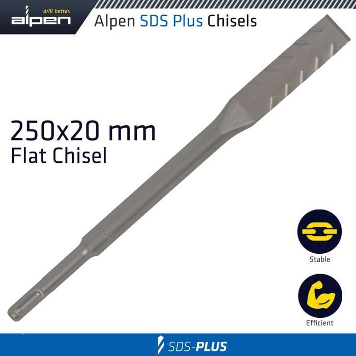 ALPEN - DEMOLISHER PLUS FLAT CHISEL 250X20 SDS-PLUSALP987002521