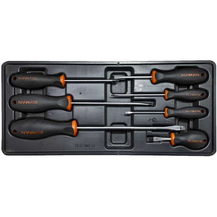 FIXMAN 7-PC SLOTTED SCREWDRIVERSFIX F1BT25