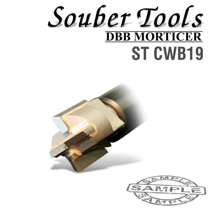 SOUBER TOOLS - CARBIDE TIPPED CUTTER 19MM /LOCK MORTICER FOR WOOD SCREW TYPEST CWB19
