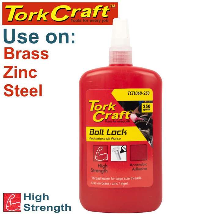 TORK CRAFT - BOLT LOCK HIGH STRENGTH FOR LARGE SIZED 250 GRAMTCTL060-250