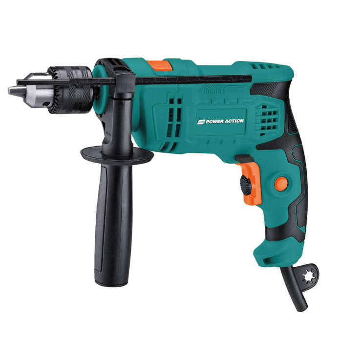 POWER ACTION -  13mm Impact Drill with variable speed and soft grip -   ID750
