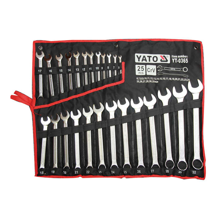 Yato   SPANNER SET COMB 25PC 6-32   YT-0365