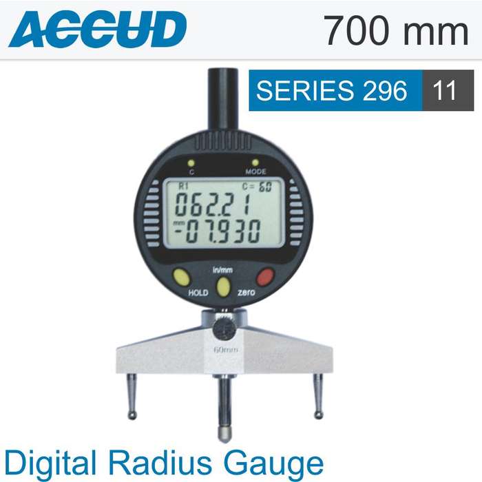 ACCUD - DIG. RADIUS GAUGE R5-700MM 0.01MM RAD.AC296-700-11