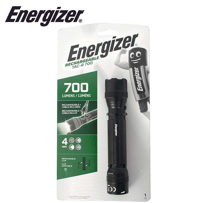 ENERGIZER - TACTICAL RECHARGEABLE TORCH 700 LUMENSE301699100