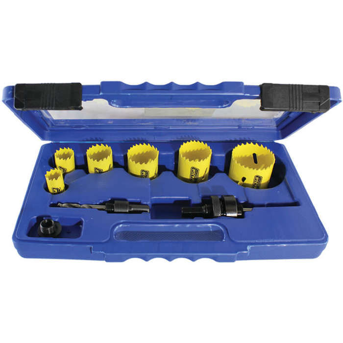 MAJOR-TECH - 10 Piece Bi-Metal Holesaw KitKHS093