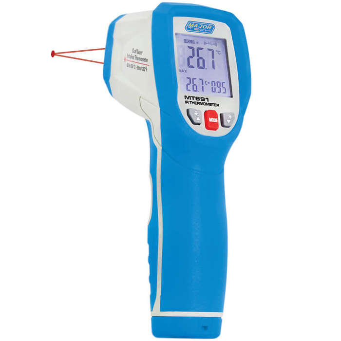 MAJOR-TECH - 650°C Infrared Thermometer, Dual LaserMT691