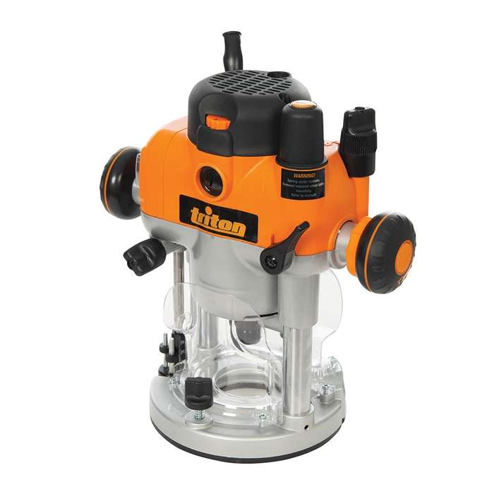 TRITON - PLUNGE ROUTER 2400W 1/2" & 1/4" COLLET 230V  - TRI TRA001