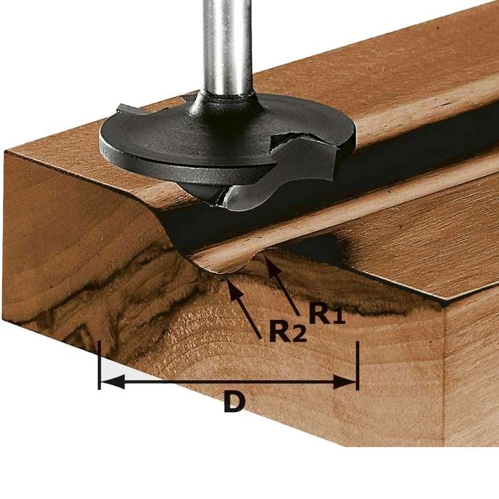 FESTOOL - CUTTER - PROFILE HW D42-13-R6+R12        FES491137