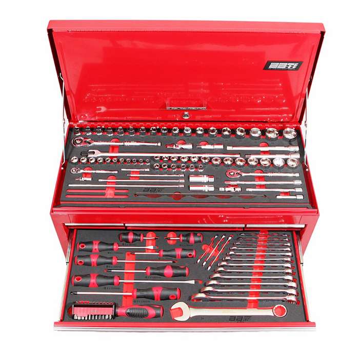 Avex Professional Tools - 182 Piece Metric 6 Drawer Top Chest Toolkit - AT-07-006