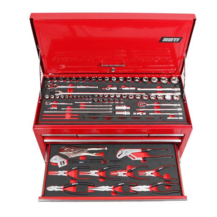 Avex Professional Tools - 182 Piece Metric 6 Drawer Top Chest Toolkit - AT-07-006