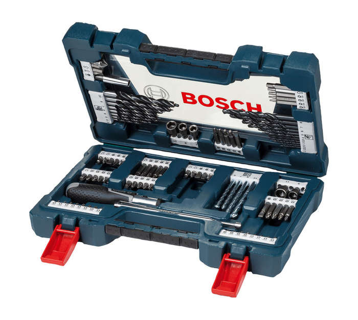 BOSCH - 83pc V-Blue Line titanium set (drilling & screwdriving) - 2607017403