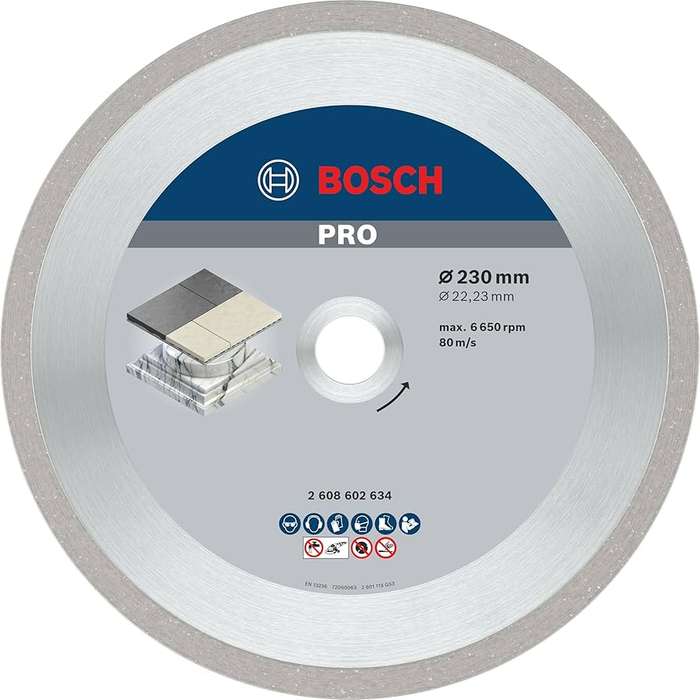 BOSCH PROFESSIONAL - Best for Ceramic 230 x 22,23 x 2,4 x 10 continuous rim - 2608602634