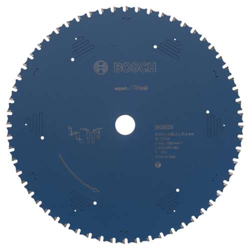 BOSCH PROFESSIONAL - Expert for Steel 305 x 25,4 x 2,6 mm, 60 - 2608643060