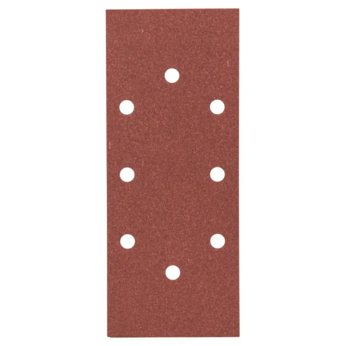 BOSCH PROFESSIONAL - For orbital sanders, 93 x 230 mm, 120, 8 holes, 10 pc, clip on (5x10 pack = ...