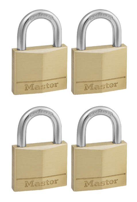 MASTERLOCK - BRASS LOCK 40MM 4XKA-MA207768