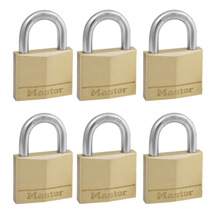 MASTERLOCK - BRASS LOCK 40MM 6XKA-MA400020