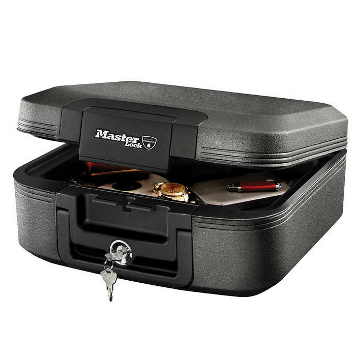 MASTERLOCK -MEDIUM KEYED CHEST W/FIRE AND WATER PROTECTION     -  MA720130