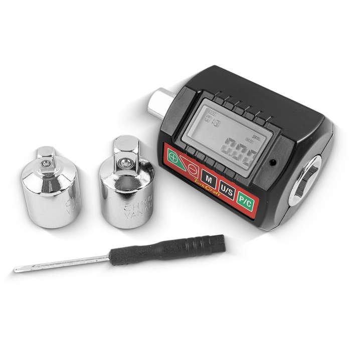 Tork Craft - Digital Torque Gauge/adaptor 10 - 340nm 1/2"dr 2% Acc -  TCTQA12340