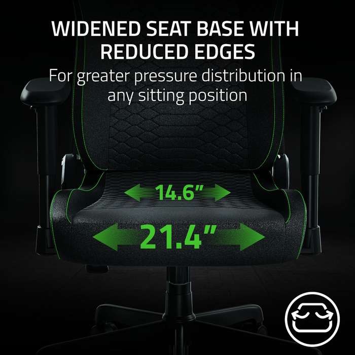 Razer Iskur V2 X Gaming Chair Black Fabric