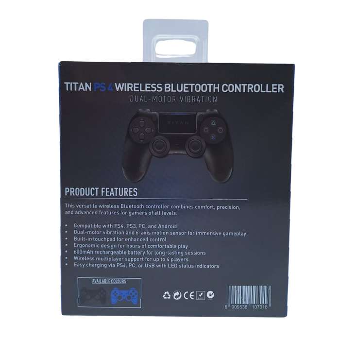 Titan Wireless Bluetooth Gaming Controller Black (Multi)