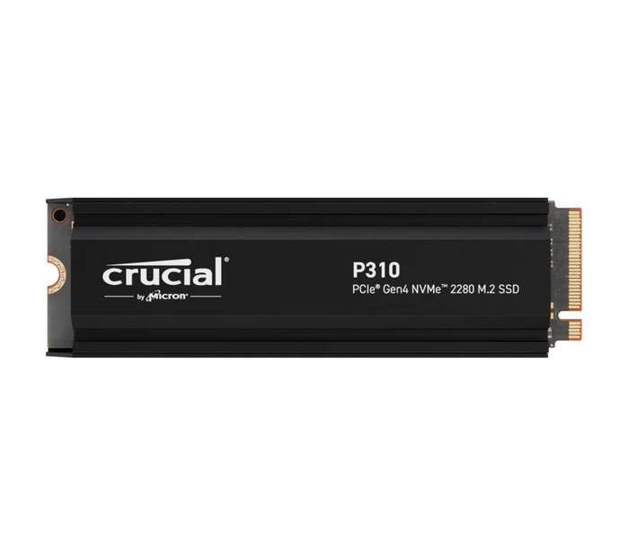 Crucial P310 2TB PCIe Gen4 NVMe M2 SSD + Heatsink