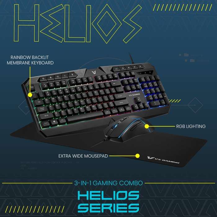 Volkano VX Gaming Helios Series 3in1 Combo