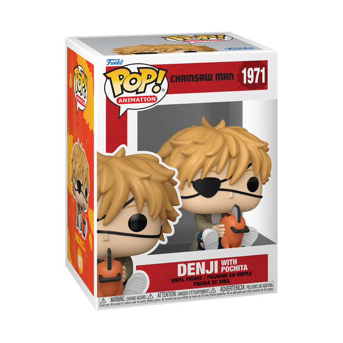 Funko POP Chainsaw Man Denji + Pochita