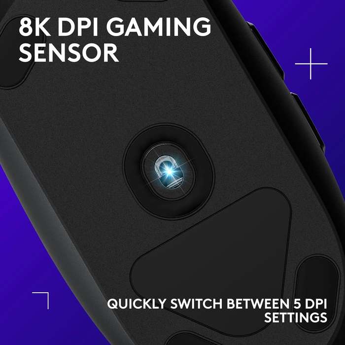 Logitech G203 Lightsync Mouse Black