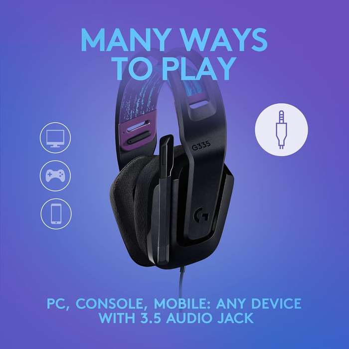 Logitech G335 Gaming Headset Black