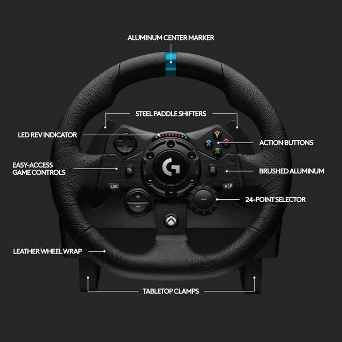 Logitech G923 Steering Wheels Xbox